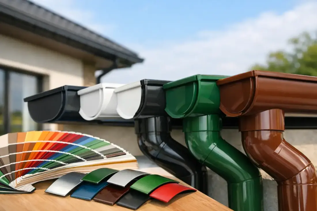 Powder Coated Aluminium Guttering Colours